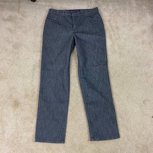 Gloria Vanderbilt Gray Amanda Jeans 10 Short - Hemmed